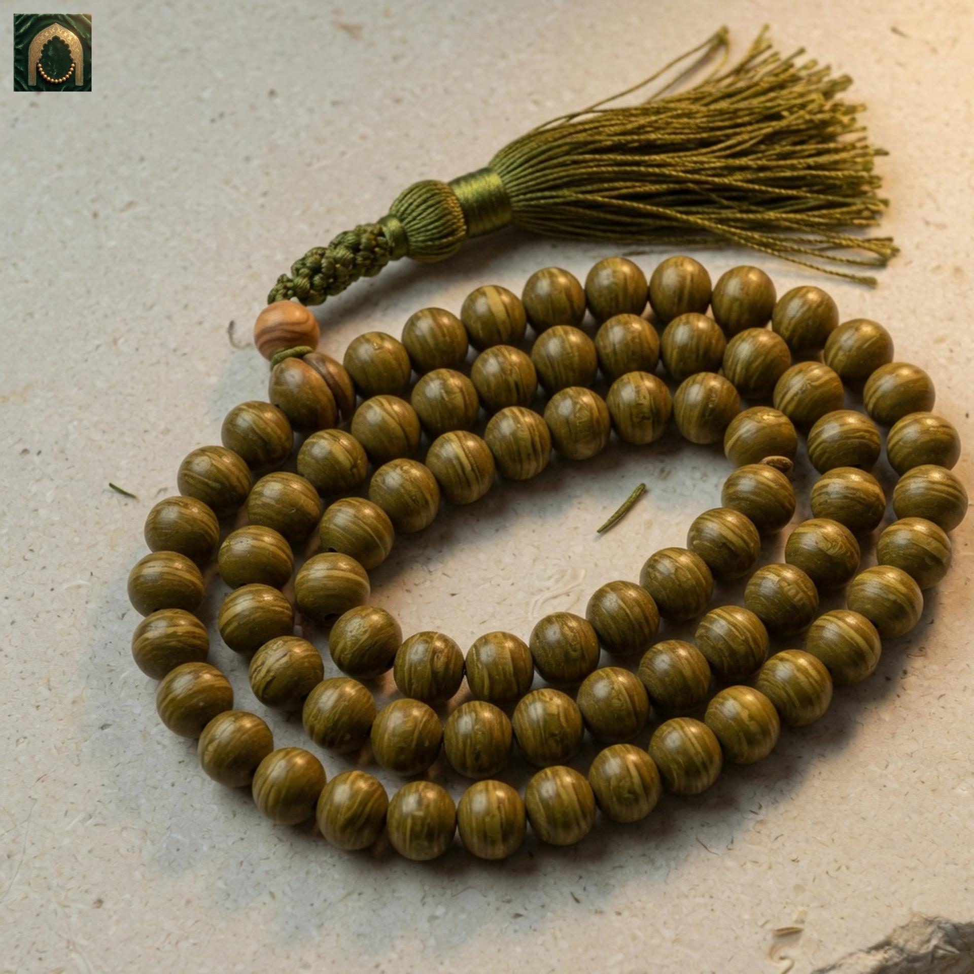 Al-Namazi Olive Wood Tasbih (99 beads)