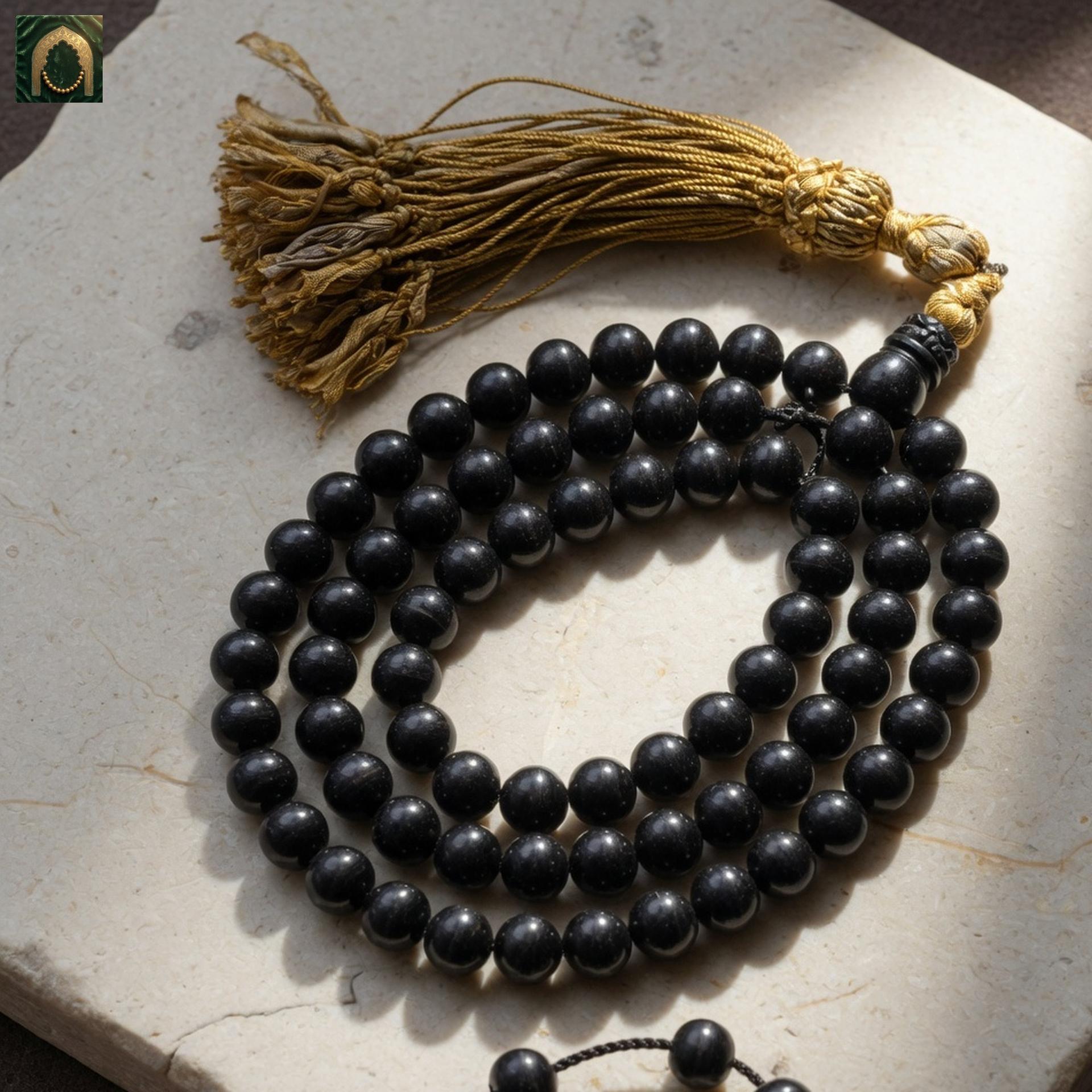 Al-Namazi Ebony Tasbih (99 beads)
