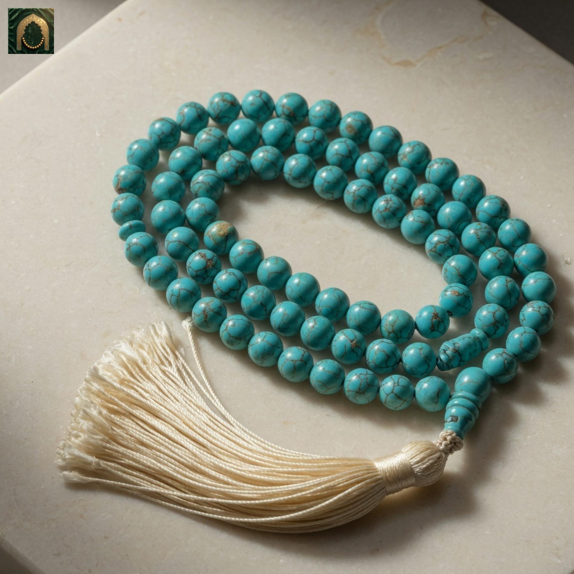 Al-Namazi Turquoise Tasbih (99 beads)