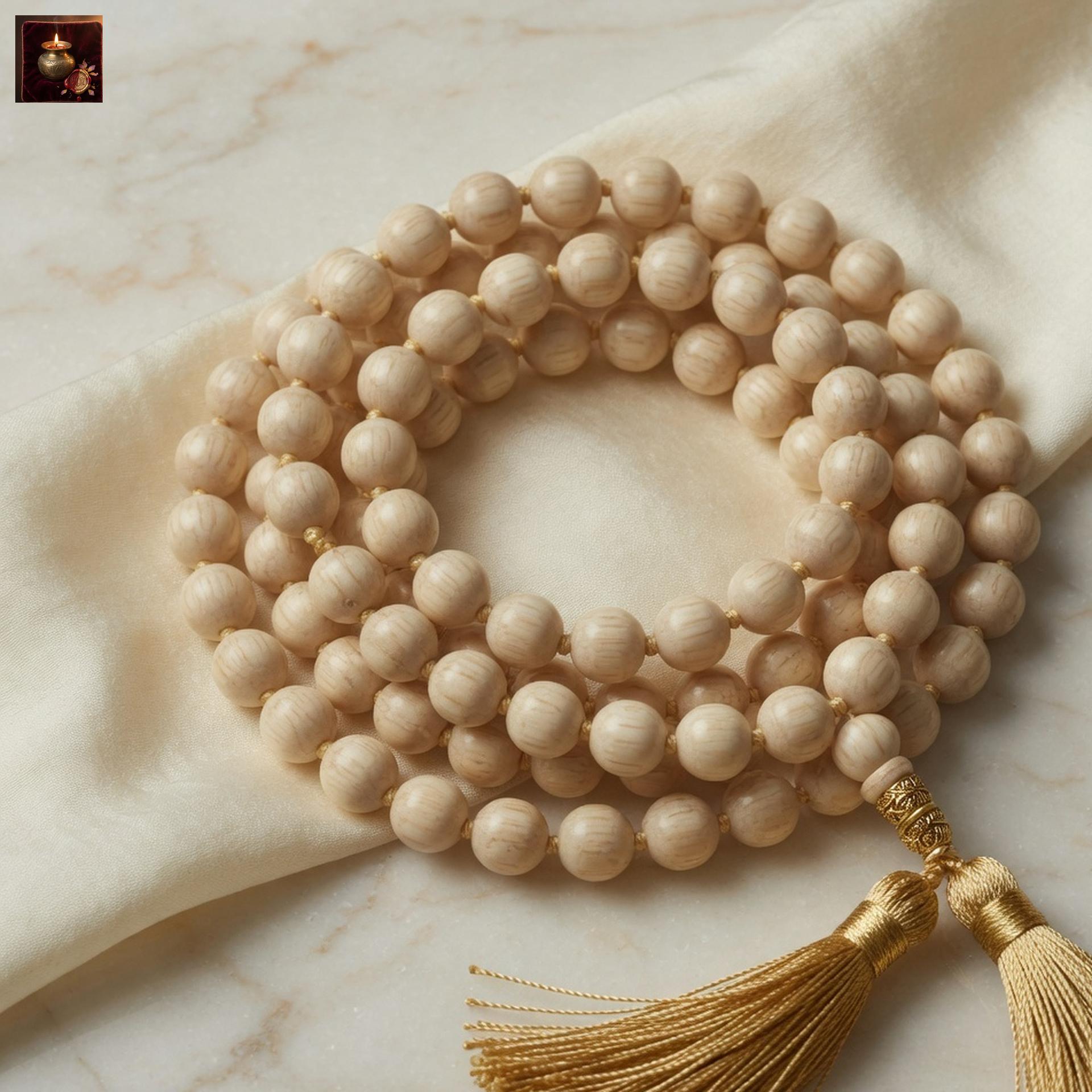 Tathaastu Sandalwood Mala (108 beads)