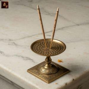 Tathaastu Brass Agarbatti Stand